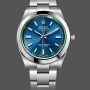 Super Clone Men's Rolex Milgauss 40mm Men's-116400GV-Stainless Steel-Z-Blue Dial Z-blue