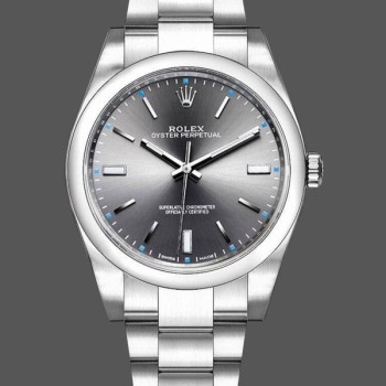 Super Clone Men's Rolex Oyster Perpetual-114300 0001, 39mm, Grey