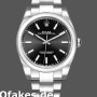 Super Clone Men's Rolex Oyster Perpetual 39mm Men's-114300-Black Dial Black