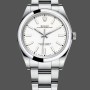 Super Clone Men's Rolex Oyster Perpetual 39mm Men's-114300-White Dial White