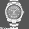 Super Clone Unisex's Rolex Oyster Perpetual 36mm Unisex-116000-Rhodium Grey Dial Grey