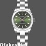 Super Clone Women's Rolex Oyster Perpetual 26mm Women's-176200-Olive Green Dial-Oyster Bracelet Green