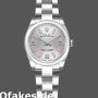 Super Clone Women's Rolex Oyster Perpetual 26mm Women's-176200-Silver Dial-Pink Luminous Markers Silver