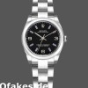 Super Clone Women's Rolex Oyster Perpetual 26mm Women's-176200-Stainless Steel-Blue Index Dial Blue