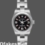 Super Clone Women's Rolex Oyster Perpetual 26mm Women's-176200-Stainless Steel-Black Dial Black