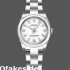 Super Clone Women's Rolex Oyster Perpetual 26mm Women's-176200-Stainless Steel-White Dial White