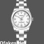 Super Clone Women's Rolex Oyster Perpetual 26mm Women's-176200-Stainless Steel-White Dial White