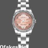 Super Clone Women's Rolex Oyster Perpetual 26mm Women's-176234-Pink Maxi Arabic Numerals Dial Pink