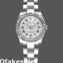 Super Clone Women's Rolex Oyster Perpetual 26mm Women's-176234-Silver Roman Diamond Dial Silver