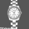 Super Clone Women's Rolex Oyster Perpetual 26mm Women's-176234-White Roman Dial White