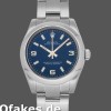 Super Clone Women's Rolex Oyster Perpetual 31mm Women's-177200-Blue Arabic Dial-Domed Bezel Blue