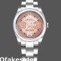 Super Clone Women's Rolex Oyster Perpetual 31mm Women's-177200-Pink Maxi Arabic Dial-Domed Bezel Pink