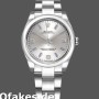 Super Clone Women's Rolex Oyster Perpetual 31mm Women's-177200-Silver Dial-Blue Markers Silver
