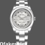 Super Clone Women's Rolex Oyster Perpetual 31mm Women's-177200-Silver Maxi Arabic Dial Silver