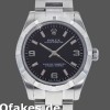 Super Clone Women's Rolex Oyster Perpetual 31mm Women's-177210-Black Dial-Pink Baton Black