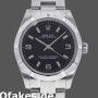 Super Clone Women's Rolex Oyster Perpetual 31mm Women's-177210-Black Dial-Pink Baton Black