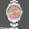 Super Clone Women's Rolex Oyster Perpetual 31mm Women's-177210-Stainless Steel-Pink Dial Pink