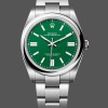 Super Clone Men's Rolex Oyster Perpetual 41 Green Dial Stainless Steel 124300 Green Dial