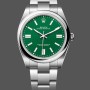 Super Clone Men's Rolex Oyster Perpetual 41 Green Dial Stainless Steel 124300 Green Dial