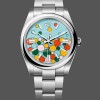 Super Clone Men's Rolex Oyster Perpetual 41-m124300-0008, Stainless Steel, Blue Dial Blue