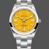 Super Clone Men's Rolex Oyster Perpetual-124300, Oystersteel, Yellow Dial Yellow Dial