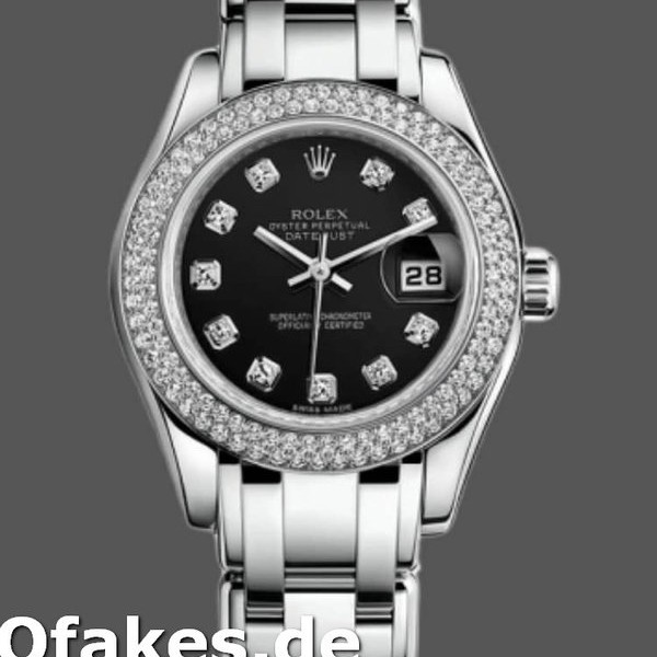 Super Clone Women's Rolex Pearlmaster 29mm Women's-80339-Diamond Bezel Luxury