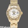 Super Clone Women's Rolex Pearlmaster 29mm Women's-80318-Yellow Gold-White Dial Luxury