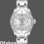 Super Clone Women's Rolex Pearlmaster 29mm Women's-80319-Silver Diamond Dial Luxury