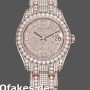 Super Clone Men's Rolex Pearlmaster 39mm Men's-86405RBR-Everose Gold-Paved Diamond Dial Luxury