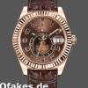 Super Clone Men's Rolex Sky-Dweller 42mm Men's-326135-Chocolate Arabic Sunray Brown Dial Chocolate