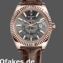 Super Clone Men's Rolex Sky-Dweller 42mm Men's-326135-Dark Rhodium Dial Dark Rhodium