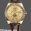Super Clone Men's Rolex Sky-Dweller 42mm Men's-326138-Champagne Dial-Yellow Gold Champagne<br />