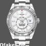 Super Clone Men's Rolex Sky-Dweller 42mm Men's-326934-Stainless Steel-White Dial White
