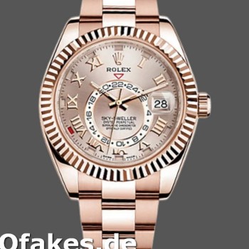 Super Clone Men's Rolex Sky-Dweller 42mm Men's-326935-Sundust-Roman Numeral Dial Sundust<br />