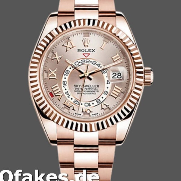Super Clone Men's Rolex Sky-Dweller 42mm Men's-326935-Sundust-Roman Numeral Dial Sundust<br />