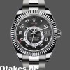 Super Clone Men's Rolex Sky-Dweller 42mm Men's-326939-Fluted Bezel-Black Dial Black<br />