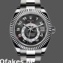 Super Clone Men's Rolex Sky-Dweller 42mm Men's-326939-Fluted Bezel-Black Dial Black<br />