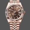 Super Clone Men's Rolex Sky‑Dweller 42-m336935 0006, Everose Gold, Chocolate Dial Chocolate Dial