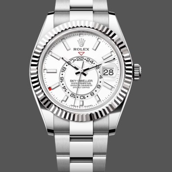 Super Clone Unisex's Rolex Day Date 36-128236 0009, Fluted Bezel, Platinum Bracelet, Ice Blue