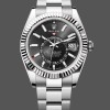 Super Clone Men's Rolex Sky Dweller 42mm White Rolesor Black Dial M336934 0007 Men's Black Dial