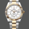 Super Clone Men's Rolex Sky Dweller 42mm White Dial M336933 0005 Oystersteel Men's White Dial