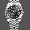 Super Clone Men's Rolex Sky‑Dweller-m336934 0008, 42mm, Automatic, Jubilee, Black Dial Black