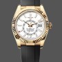 Super Clone Men's Rolex Sky‑Dweller-m336238 0003, 42mm, Yellow Gold, White Dial, Men’s White Dial