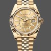 Super Clone Men's Rolex Sky-Dweller 42mm Men's-m336938-0004-Yellow Gold-Champagne Dial Champagne