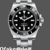 Super Clone Men's Rolex Submariner 40mm Men's-114060-Stainless Steel-Black Dial Black