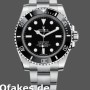 Super Clone Men's Rolex Submariner 40mm Men's-114060-Stainless Steel-Black Dial Black