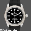 Super Clone Men's Rolex Submariner 40mm Men's-116610-Black Dial-Rubber Strap Black