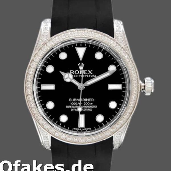 Super Clone Men's Rolex Submariner 40mm Men's-116610-Black Dial-Rubber Strap Black