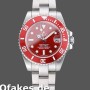 Super Clone Men's Rolex Submariner 40mm Men's-116610-Stainless Steel-Red Dial Red