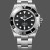 Super Clone Men's Rolex Submariner 41mm Men's-124060-Oyster-Stainless Steel-Black Dial Black